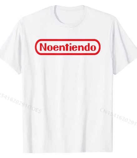 No Entiendo Shirt, Funny Gamer's Shirt For Spanish Speakers T Shirts Casual On Sale Cotton Tops Shirts Camisa for Men