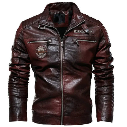 Leather Jacket Roupas Masculinas Autumn Winter Parkas Wind-Resistant Comfortable Top Quality Oversize 5XL Men Clothing Outwear