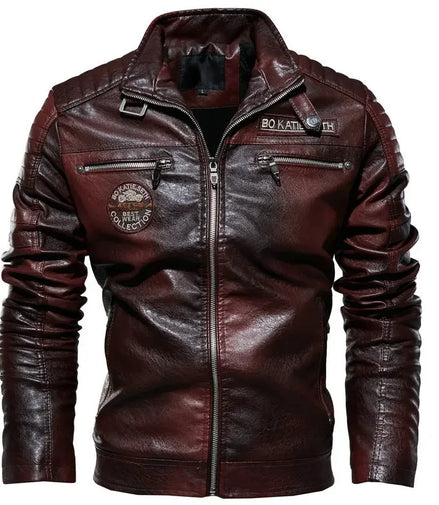 Leather Jacket Roupas Masculinas Autumn Winter Parkas Wind-Resistant Comfortable Top Quality Oversize 5XL Men Clothing Outwear