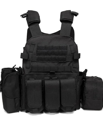 6094 Military Tactical Vest Body Armor Combat Army CS Gear Hunting Plate Carrier Airsoft Accessories Wargame Pouch Molle Vest