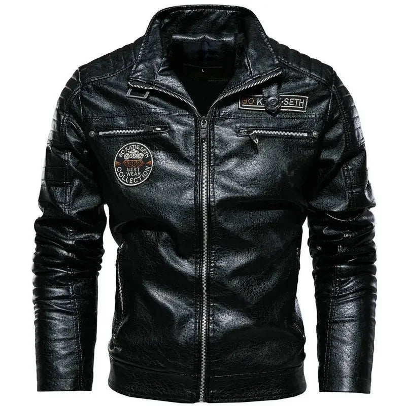 Leather Jacket Roupas Masculinas Autumn Winter Parkas Wind-Resistant Comfortable Top Quality Oversize 5XL Men Clothing Outwear