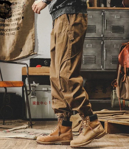 Cargo Pants for Men Multi Pocket Multipockets Casual Trousers Man Skinny Slim Loose Techwear Regular Fit New In Y2k Vintage Long