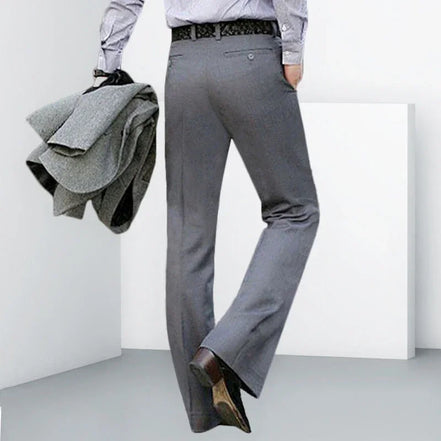 Social Tailoring Tressed Trousers for Men Slim Fit Man Suits Pants Plus Big Size Business Luxury Thin Casual Elegant Dress Cheap