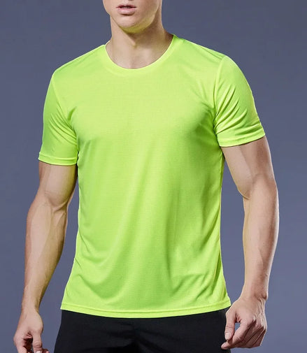 Running Shirts Soccer Shirts Men's Jersey Sportswear Mens Jogging T-Shirts Quick Dry Compression Sport T-Shirt Fitness Gym