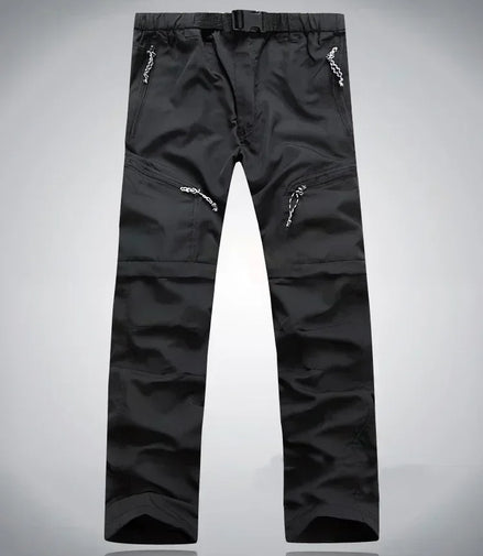 Tactical Pants for Men Quick Drying Women Cargo Pants Waterproof Climb Trekking Camp Work Pants Detachable Stretch Shorts