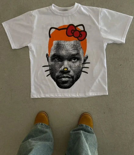 Streetwear New Vintage Hip Hop Oversized Short Sleeve T-Shirts Casual Clothing Summer Fashion TShirts Men Women Tee Harajuku Top