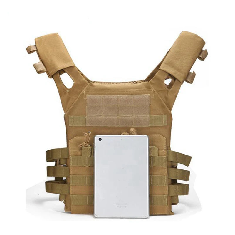 Tactical Vest Waterproof Combat Body Armor Lightweight Adjustable JPC Molle Plate Carrier Hunting Outdoor CS Game Jungle Gear