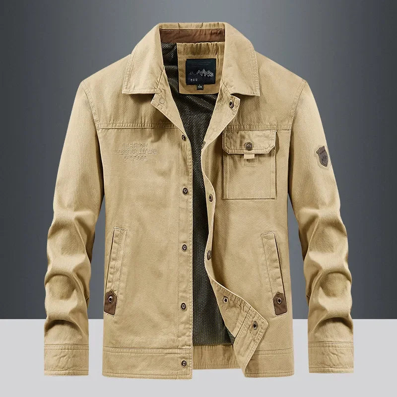 Waterproof Tactical Jacket Men Spring Autumn Multi-pocket Wear-resistant Windbreaker Coat Military Thin Cargo Jackets