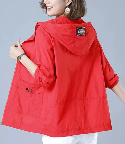 Women's Jacket 2025 New Summer Thin Coat Casual Windbreaker Female Sun Protection Jacket Basic Zipper Coat Tops