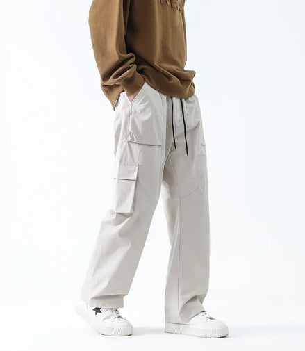 Streetwear Hip Hop Joggers Cargo Pants Men Multi-Pocket Elastic Waist Harem Trousers Male Harajuku Casual Woman Sweatpants