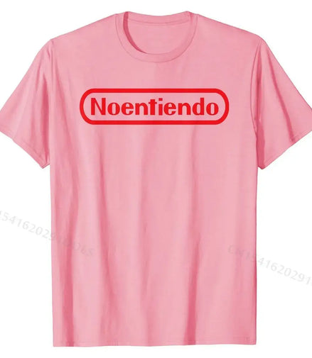 No Entiendo Shirt, Funny Gamer's Shirt For Spanish Speakers T Shirts Casual On Sale Cotton Tops Shirts Camisa for Men