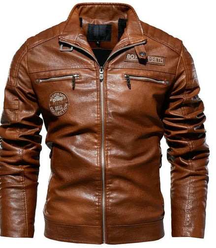 Leather Jacket Roupas Masculinas Autumn Winter Parkas Wind-Resistant Comfortable Top Quality Oversize 5XL Men Clothing Outwear