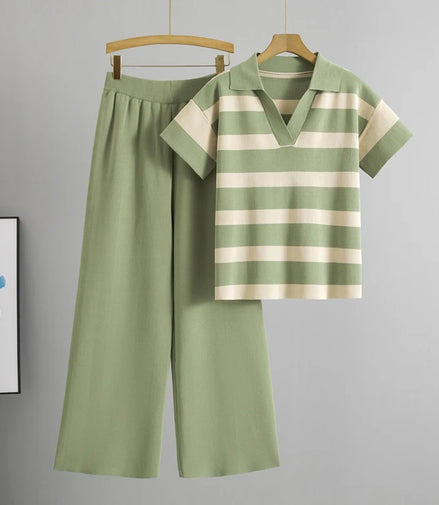 New Two Piece Outfits for Women Sweater Sets Knit Lounge Set Pullover Tops and High Waisted Short Pants 2 PCS Casual Sweatsuit