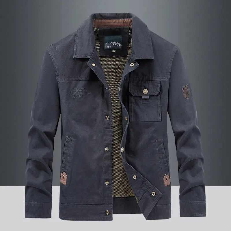 Waterproof Tactical Jacket Men Spring Autumn Multi-pocket Wear-resistant Windbreaker Coat Military Thin Cargo Jackets