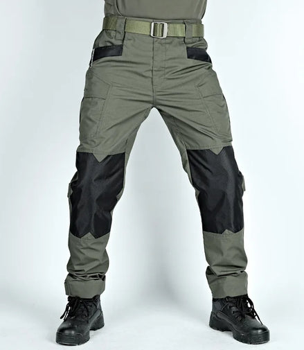 Tactical Work Pants Mens Outdoor Waterproof Cargo Trousers Multi-pocket Wear-resistant Summer Breathable Workout Casual Pants