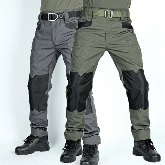 Tactical Work Pants Mens Outdoor Waterproof Cargo Trousers Multi-pocket Wear-resistant Summer Breathable Workout Casual Pants