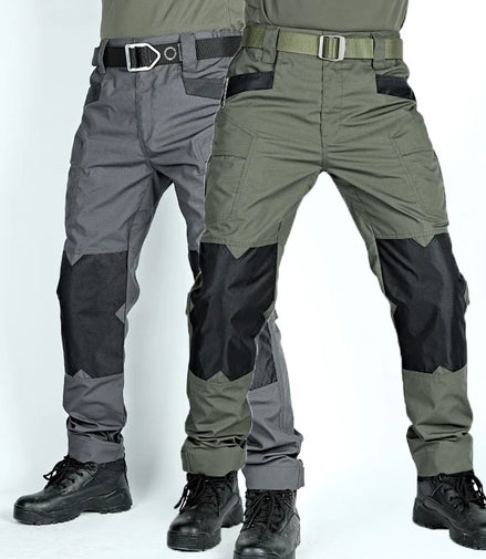 Tactical Work Pants Mens Outdoor Waterproof Cargo Trousers Multi-pocket Wear-resistant Summer Breathable Workout Casual Pants