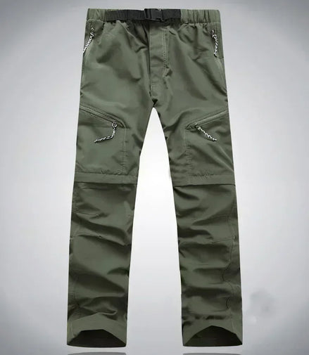 Tactical Pants for Men Quick Drying Women Cargo Pants Waterproof Climb Trekking Camp Work Pants Detachable Stretch Shorts