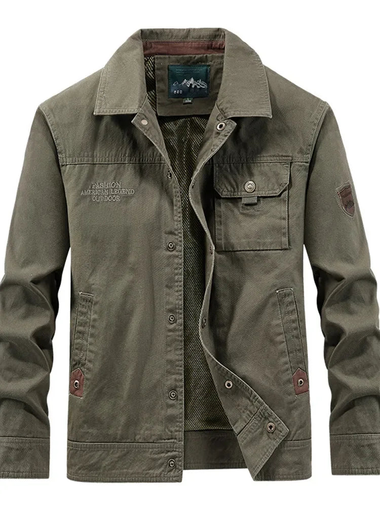 Waterproof Tactical Jacket Men Spring Autumn Multi-pocket Wear-resistant Windbreaker Coat Military Thin Cargo Jackets