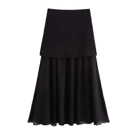 Fashion Knitted Sweater Pullover 2 Piece Set Women Summer Cardigan Knitwear Linen Skirt Suits European American Style Long Dress