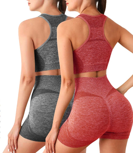 Yoga Set Gym Shorts Women Sport Bras Brassiere Workout Tops for Women Yoga Clothes Fitness Leggings Gym Set Seamless Yoga Sets