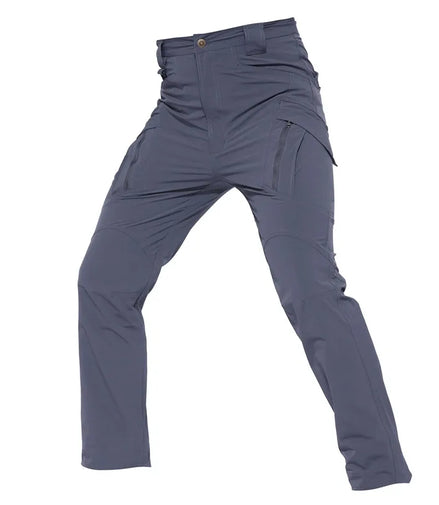 Men Tactical Pants Multi Pockets Summer Thin Outdoor Camping Trekking Hiking Military Waterproof Quick Dry Trousers Cargo Pants