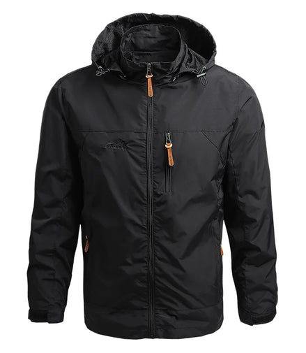 Windbreaker Men Tactical Jacket Waterproof Outdoor Hooded Coat Sports Military European Size S-5XL Field Climbing Thin Outwear