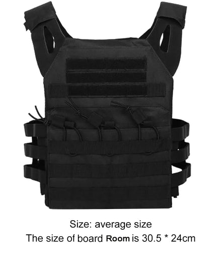 Tactical Vest Waterproof Combat Body Armor Lightweight Adjustable JPC Molle Plate Carrier Hunting Outdoor CS Game Jungle Gear