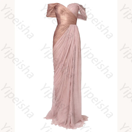 Elegant Off-shoulder Evening Dresses Luxury Backless Long Dress Exquisite High Quality Prom Party Gowns for Women Customized