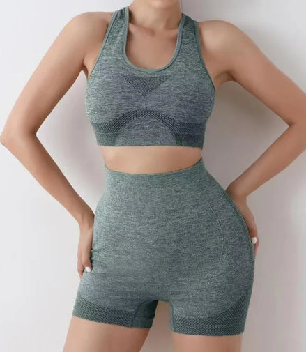 Yoga Set Gym Shorts Women Sport Bras Brassiere Workout Tops For Women Yoga Clothes Fitness Leggings Gym Set Seamless Yoga Sets