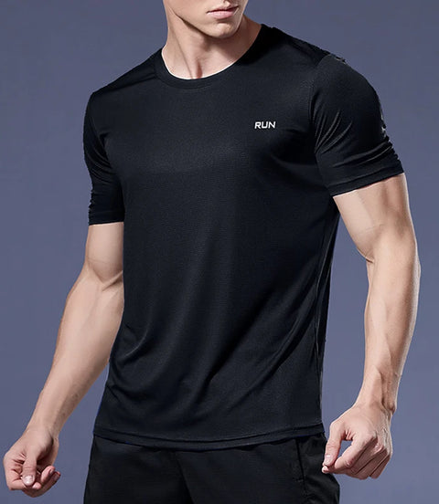 Running Shirts Soccer Shirts Men's Jersey Sportswear Mens Jogging T-Shirts Quick Dry Compression Sport T-Shirt Fitness Gym