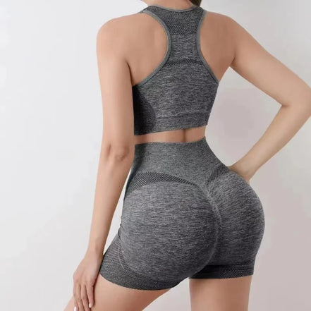 Yoga Set Gym Shorts Women Sport Bras Brassiere Workout Tops for Women Yoga Clothes Fitness Leggings Gym Set Seamless Yoga Sets