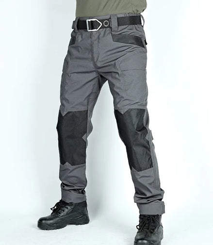 Tactical Work Pants Mens Outdoor Waterproof Cargo Trousers Multi-pocket Wear-resistant Summer Breathable Workout Casual Pants
