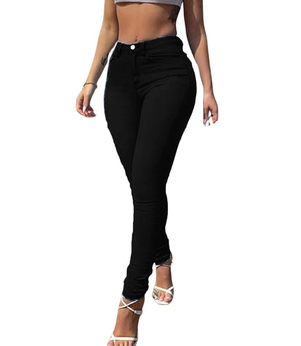 Women High Waist Jeans 2024 Spring Summer Skinny Casual Office Lady Slim Lifting Butt Denim Pencil Pants Female Elastic Trousers