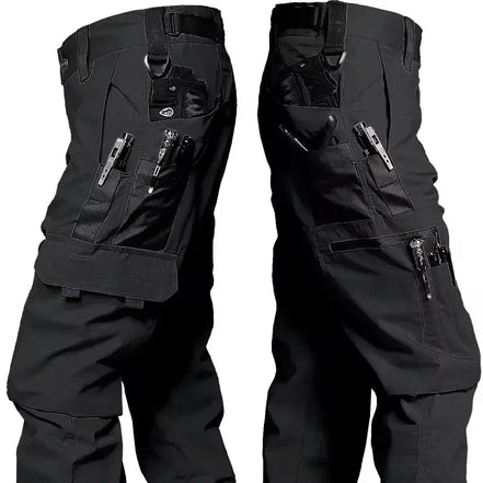 Men's Tactical Pants Outdoor Work Casual Cargo Trousers Waterproof Multi-pocket Wear-Resistant Outdoor Training Trousers