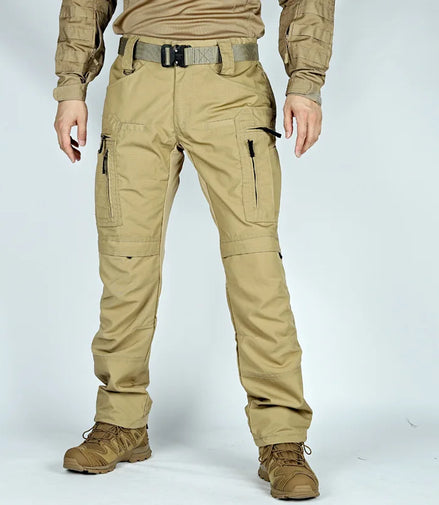 Military Tactical Pants Men's Cargo Trousers Casual Outdoor Waterproof Pants Multi-pocket Wear-resistant Breathable Workwear