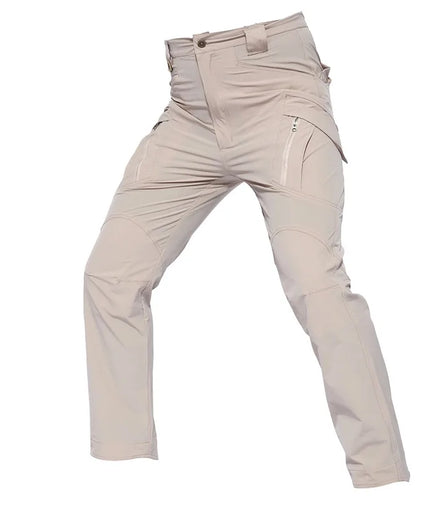 Men Tactical Pants Multi Pockets Summer Thin Outdoor Camping Trekking Hiking Military Waterproof Quick Dry Trousers Cargo Pants