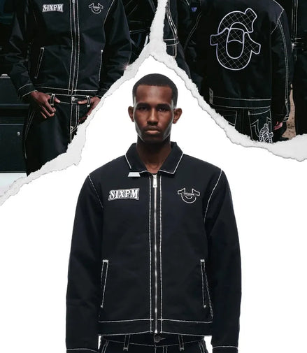 American Vintage Buddha Black Denim Jacket Men Oversize Sweatshirt Casual Zip Coats Tops Harajuku Zip Up Hoodie Goth Y2K Jackets