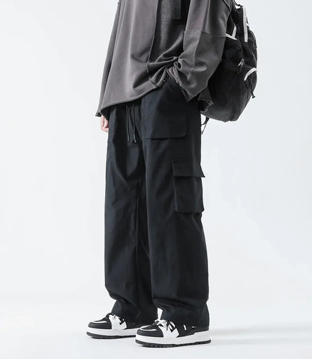 Streetwear Hip Hop Joggers Cargo Pants Men Multi-Pocket Elastic Waist Harem Trousers Male Harajuku Casual Woman Sweatpants