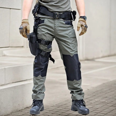 Tactical Work Pants Mens Outdoor Waterproof Cargo Trousers Multi-pocket Wear-resistant Summer Breathable Workout Casual Pants